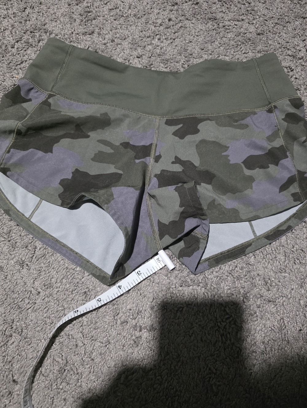lululemon athletica Camo Green Shorts - Picture 7 of 7